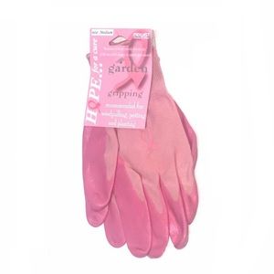 Pink Breast Cancer Awareness Gripping Gardening Gloves